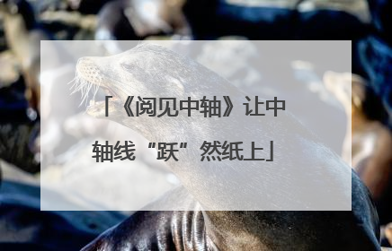 《阅见中轴》让中轴线“跃”然纸上