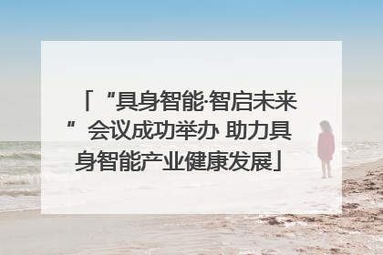 “具身智能·智启未来”会议成功举办 助力具身智能产业健康发展