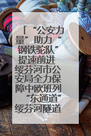 “公安力量”助力“钢铁驼队”提速前进 绥芬河市公安局全力保障中欧班列“东通道”绥芬河隧道贯通