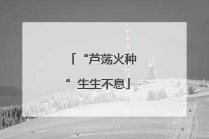 “芦荡火种”生生不息