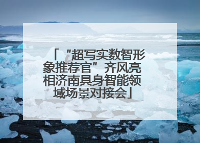 “超写实数智形象推荐官”齐风亮相济南具身智能领域场景对接会