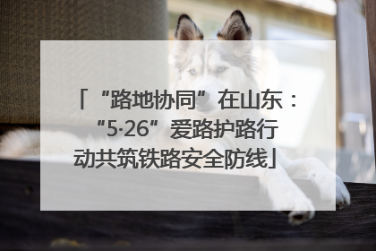 “路地协同”在山东：“5·26”爱路护路行动共筑铁路安全防线