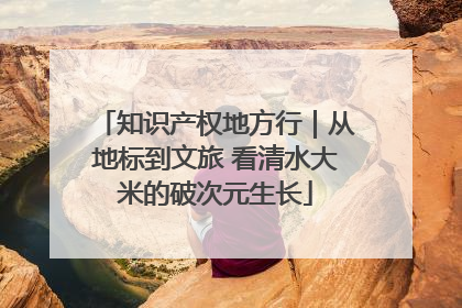 知识产权地方行｜从地标到文旅 看清水大米的破次元生长