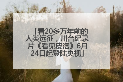 看20多万年前的人类远征，川台纪录片《看见皮洛》6月24日起登陆央视