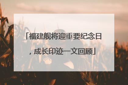 福建舰将迎重要纪念日，成长印迹一文回顾