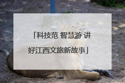科技范 智慧游 讲好江西文旅新故事