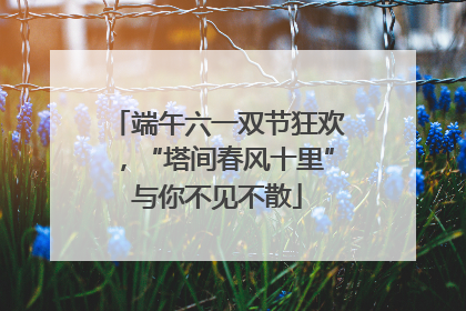 端午六一双节狂欢，“塔间春风十里”与你不见不散