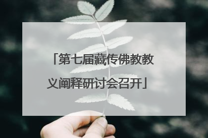 第七届藏传佛教教义阐释研讨会召开