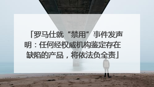罗马仕就“禁用”事件发声明：任何经权威机构鉴定存在缺陷的产品，将依法负全责