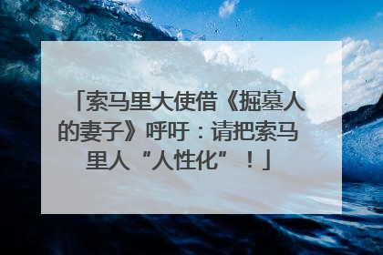 索马里大使借《掘墓人的妻子》呼吁：请把索马里人“人性化”！