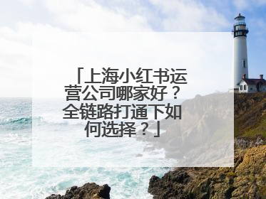 上海小红书运营公司哪家好？全链路打通下如何选择？