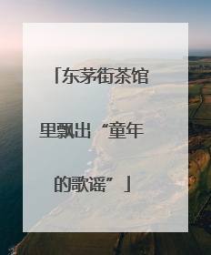 东茅街茶馆里飘出“童年的歌谣”