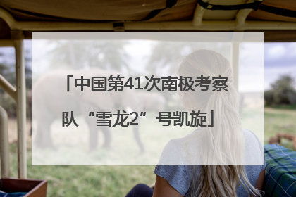 中国第41次南极考察队“雪龙2”号凯旋