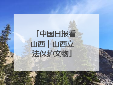中国日报看山西｜山西立法保护文物