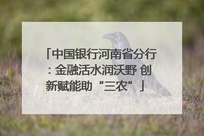 中国银行河南省分行：金融活水润沃野 创新赋能助“三农”