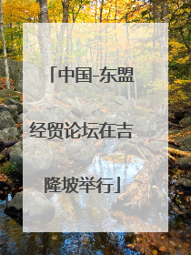 中国-东盟经贸论坛在吉隆坡举行