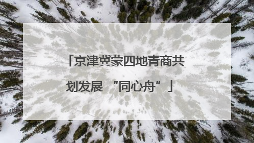 京津冀蒙四地青商共划发展 “同心舟”