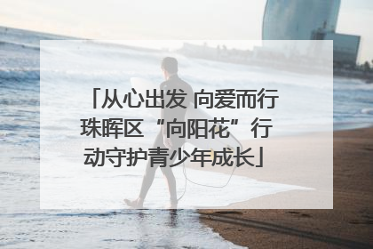 从心出发 向爱而行 珠晖区“向阳花”行动守护青少年成长