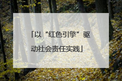 以“红色引擎”驱动社会责任实践