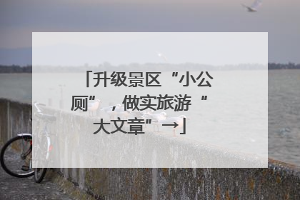 升级景区“小公厕”，做实旅游“大文章”→