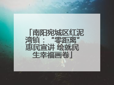 南阳宛城区红泥湾镇：“零距离”惠民宣讲 绘就民生幸福画卷