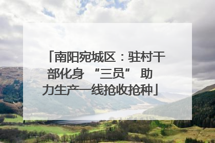 南阳宛城区：驻村干部化身 “三员” 助力生产一线抢收抢种