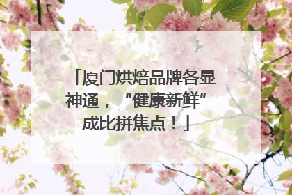 厦门烘焙品牌各显神通，“健康新鲜”成比拼焦点！