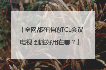 全网都在推的TCL会议电视 到底好用在哪？