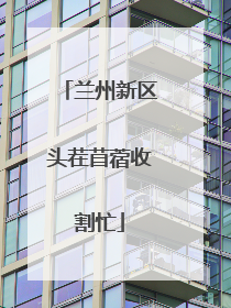 兰州新区头茬苜蓿收割忙