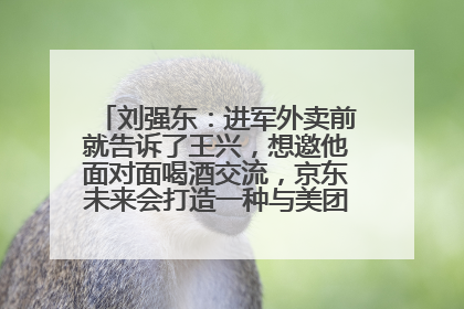 刘强东：进军外卖前就告诉了王兴，想邀他面对面喝酒交流，京东未来会打造一种与美团不同的商业模式