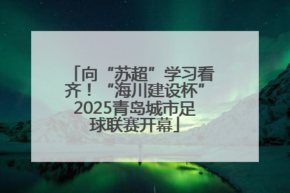 向“苏超”学习看齐！“海川建设杯”2025青岛城市足球联赛开幕