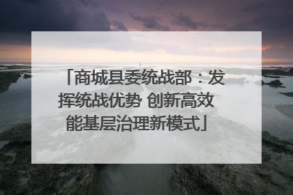 商城县委统战部：发挥统战优势 创新高效能基层治理新模式