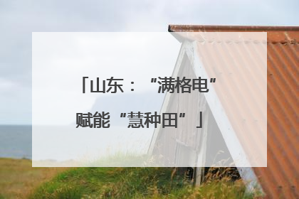 山东：“满格电”赋能“慧种田”