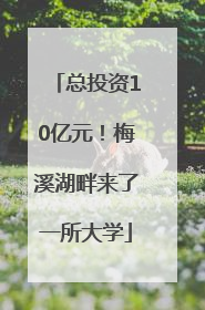 总投资10亿元！梅溪湖畔来了一所大学