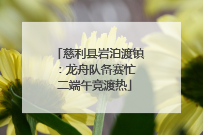 慈利县岩泊渡镇：龙舟队备赛忙 二端午竞渡热