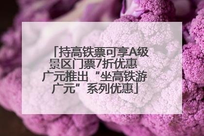 持高铁票可享A级景区门票7折优惠 广元推出“坐高铁游广元”系列优惠