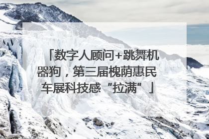 数字人顾问+跳舞机器狗，第三届槐荫惠民车展科技感“拉满”
