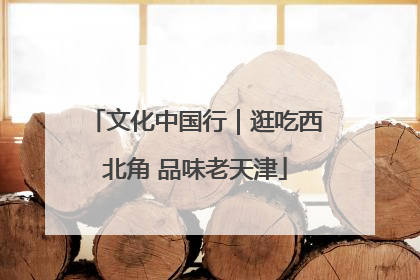 文化中国行｜逛吃西北角 品味老天津
