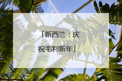 新西兰：庆祝毛利新年