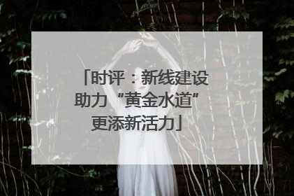 时评：新线建设助力“黄金水道”更添新活力
