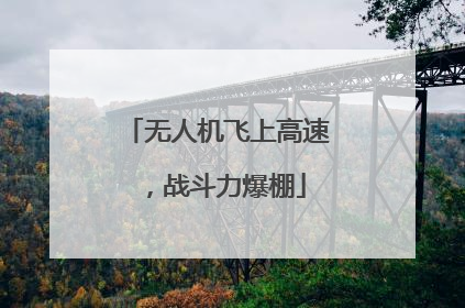 无人机飞上高速，战斗力爆棚