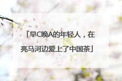 早C晚A的年轻人，在亮马河边爱上了中国茶