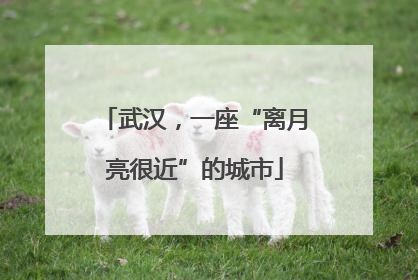 武汉，一座“离月亮很近”的城市