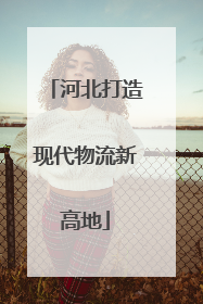 河北打造现代物流新高地