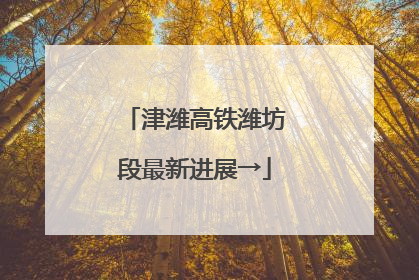 津潍高铁潍坊段最新进展→