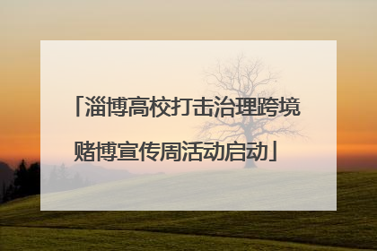 淄博高校打击治理跨境赌博宣传周活动启动