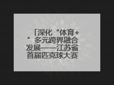深化“体育+”多元跨界融合发展——江苏省首届匹克球大赛在无锡开赛