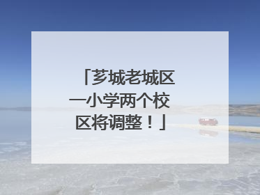芗城老城区一小学两个校区将调整！