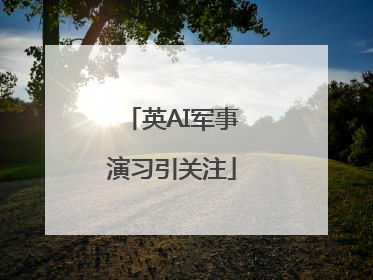 英AI军事演习引关注
