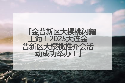 金普新区大樱桃闪耀上海！2025大连金普新区大樱桃推介会活动成功举办！